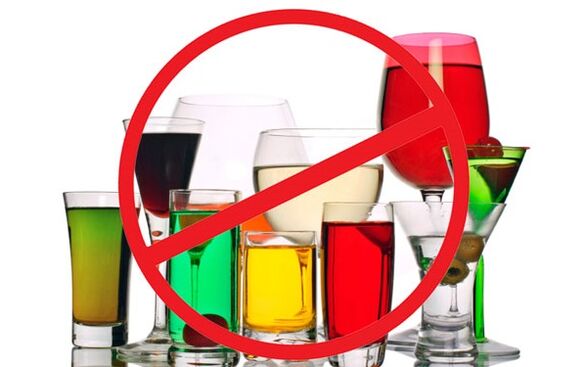 Alcoholic beverages are prohibited while taking anbiotics