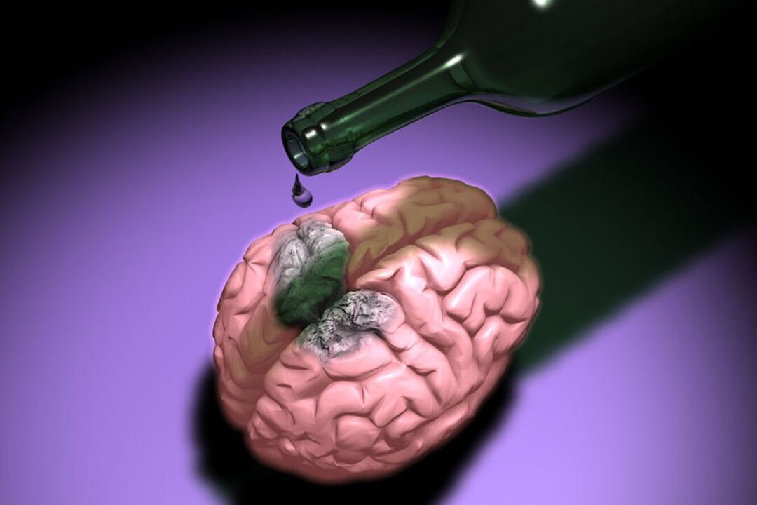 How does alcohol affect the brain 
