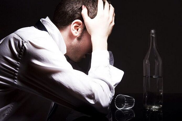 The man drinks alcohol how to get rid of dependence